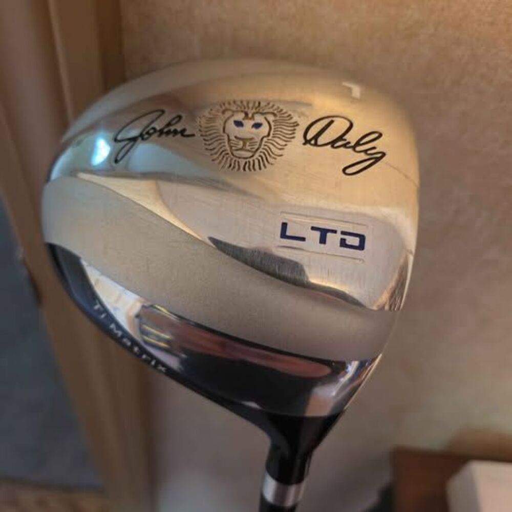 John Daly Series Pro Ti Driver 9° Mid Firm Graphite RH 460cc Titanium and 3 wood